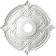 thumbnail image 5 of Ekena Millwork 19"OD x 3 1/2"ID x 1"P Attica Thermoformed PVC Ceiling Medallion (Fits Canopies up to 6 3/4"), Metallic Dark Copper, 5 of 10