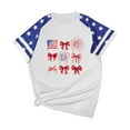 thumbnail image 4 of VerPetridure American Flag Shirts for Women 4th of July T-Shirt USA Flag Patriotic Shirt Stars and Stripes Summer Tees, 4 of 4