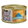 Blue Buffalo Wilderness Turkey High Protein Grain Free Wet Cat Food, 3 oz. Cans, 24 Pack