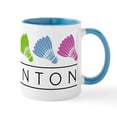 thumbnail image 2 of CafePress - Rainbow Badminton Mug - 11 oz Ceramic Mug - Novelty Coffee Tea Cup, 2 of 6