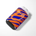thumbnail image 3 of Carolines Treasures CJ1036-UCC Letter U Initial Monogram - Tiger Stripe Blue And Orange Can Or Bottle  Hugger, 3 of 5