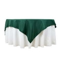 thumbnail image 6 of Efavormart 70" Hunter Emerald Green 200 GSM Seamless Premium Polyester Square Tablecloth, 6 of 10