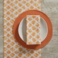 thumbnail image 2 of Split P Apricot Watercolor Geo Table Runner, 2 of 4
