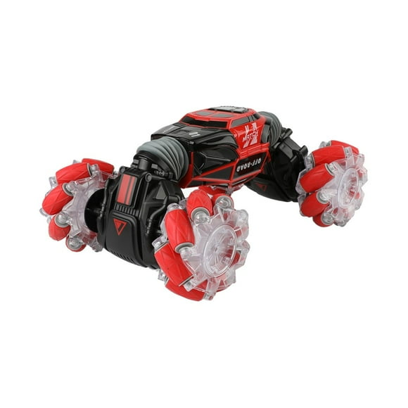 The Season Toys "Scorpion" 2.4 G Gesture Sensing Double Sided 3D Stunt Car with Four-Wheel Drive, Twisting Off-Road Deformation Vehicle Drift Car, Best Gift for Kids and Adults, Red