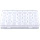thumbnail image 1 of Clear Plastic 28 Slots Adjustable Shelf Medicine Pill Jewelry Storage Organizer Box Container, 1 of 5