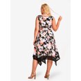 thumbnail image 3 of Rosegal Plus Size Curve Flower Lace Panel Midi Sleeveless Cottagecore Dress Black 4X, 3 of 3