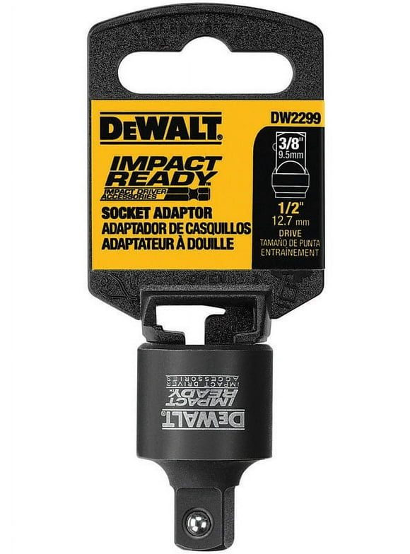 DeWalt DW2299 Impact Ready 1/2 To 3/8 In. Socket Reducer - Quantity 1