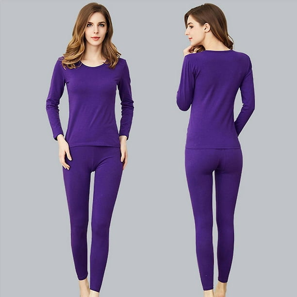 Women's Long Johns Thermal Underwear Set Ultra-Soft Base Layer Pajama Set  Cold Weather Winter Warm Top & Bottom Thermos Clothing