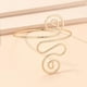 thumbnail image 4 of Brazalete de brazo Perfecl bohemio ajustable de metal para mujer, 4 of 9