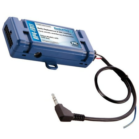 PAC RP4-FD11 All-In-One Radio Replacement and Steering Wheel Control Interface for Select Ford Vehicles with CAN Bus