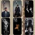 thumbnail image 2 of Funda de teléfono Movie P-Peaky B-Blinders para Apple iPhone 15,14,13,12,11, XS, XR, X,8,7, Pro, Max, Plus, mini funda negra de silicona, 2 of 5