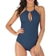 thumbnail image 5 of Traje de baño de una pieza para mujer, conjunto de bikini para mujer, traje de baño de moda para mujer con camisola, cuello colgante y espalda descubierta., 5 of 9