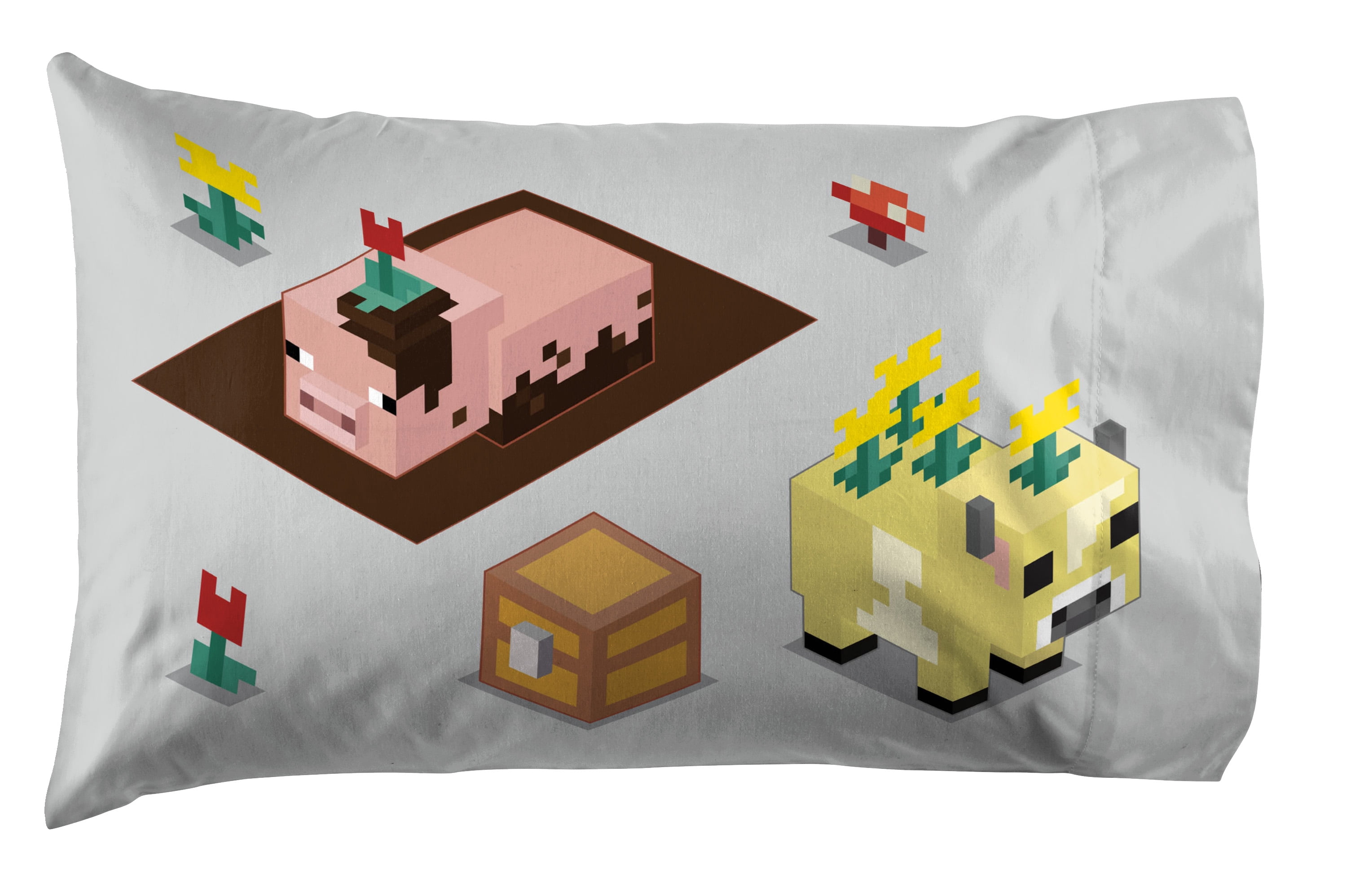 minecraft earth time 1 pack reversable pillowcase