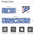 thumbnail image 3 of Yayeee Faucet Mat for Kitchen Sink 14.7" Diatomite Long Splash Guard Pad, Blue Daisy, 3 of 7