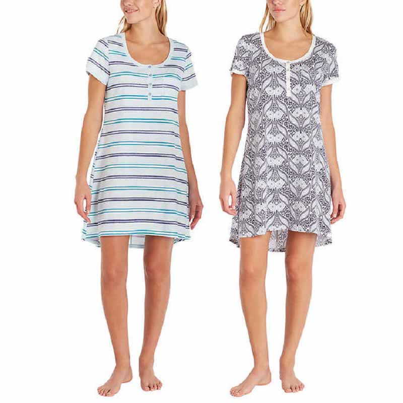 Lucky Brand Womens 2 Pack Short Sleeve 