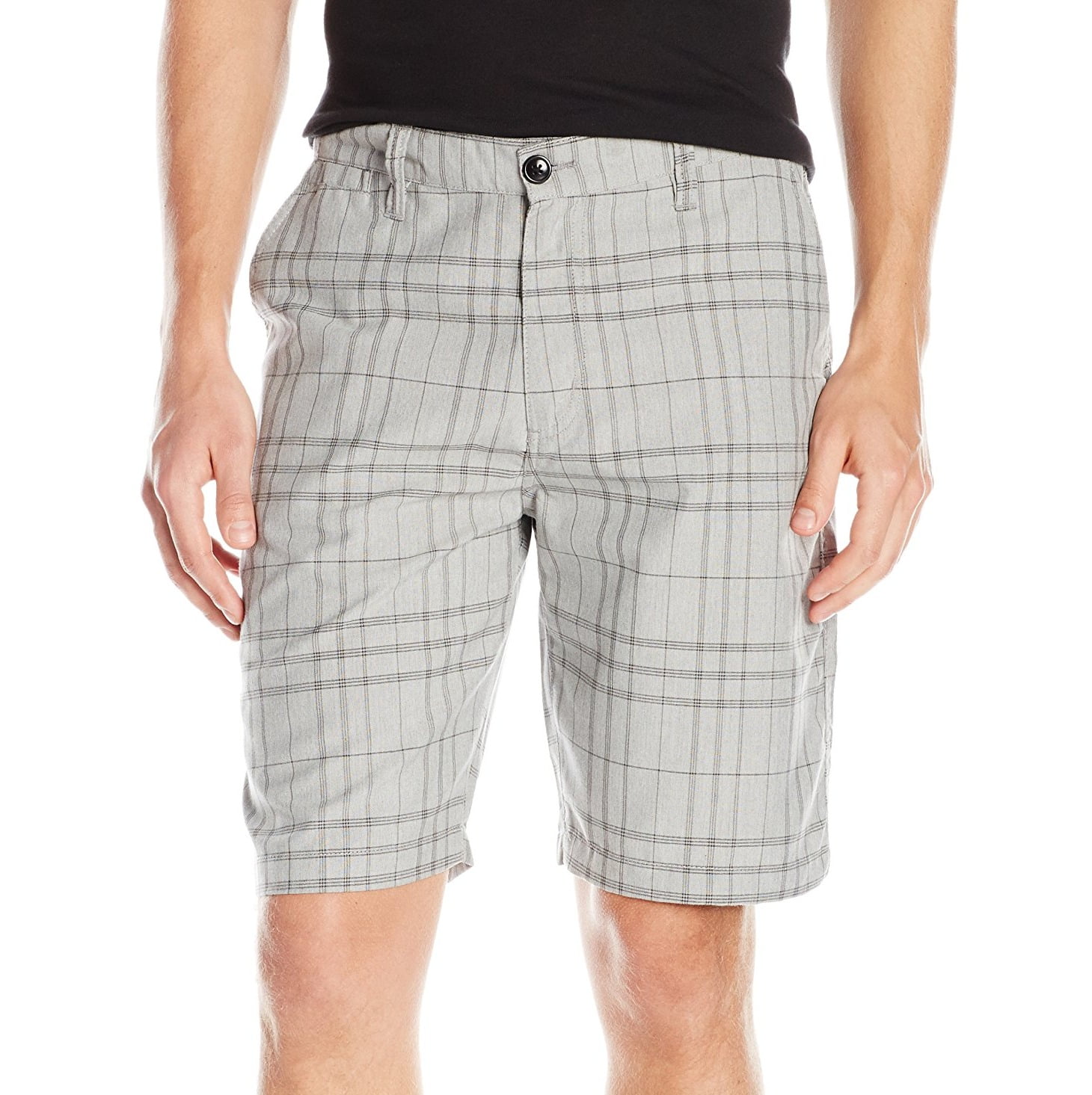 Quiksilver Quiksilver NEW Gray Mens Size 30 Regeneration Plaid