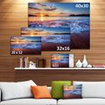 thumbnail image 4 of Design Art - Blue Sea Waves during Sunset, 4 of 4