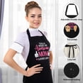 thumbnail image 4 of AOWOO Funny Aprons for Women, Awesome Mom BBQ Grill Kitchen Apron with Pockets, Adjustable Chef Apron Cooking Gift for Mother's Day Birthday Christmas, Daddy Gifts from Daughter Son Husband, 4 of 7