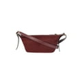thumbnail image 2 of Time and Tru Women's Faux Suede Sling Crossbody Bag, Burgundy, 2 of 4