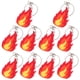 thumbnail image 1 of 10 piezas de dijes de llama de fuego, recuerdos de fiesta de bomberos, llaveros, decoración de apoyo para bomberos, llaveros de bomberos, decoraciones para fiesta de bomberos, recuerdo de fiesta de, 1 of 5