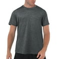 thumbnail image 4 of Summer Solid Color Crew Neck Moisture Wicking Short Sleeve Athletic Performance T-Shirt for Men, 4 of 9