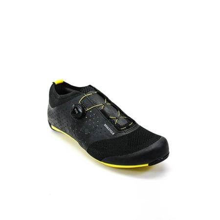 

Soul Cycle Unisex Canvas Mesh Cycling Shoes Black Yellow Size 9.5 8.5