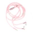 thumbnail image 4 of Wired Earbud Type Headphones, Reliable Sound Insulation Easy To Wear Earbuds With Microphone  For Daily Life For Speech For Conference Pink,Gold, 4 of 8