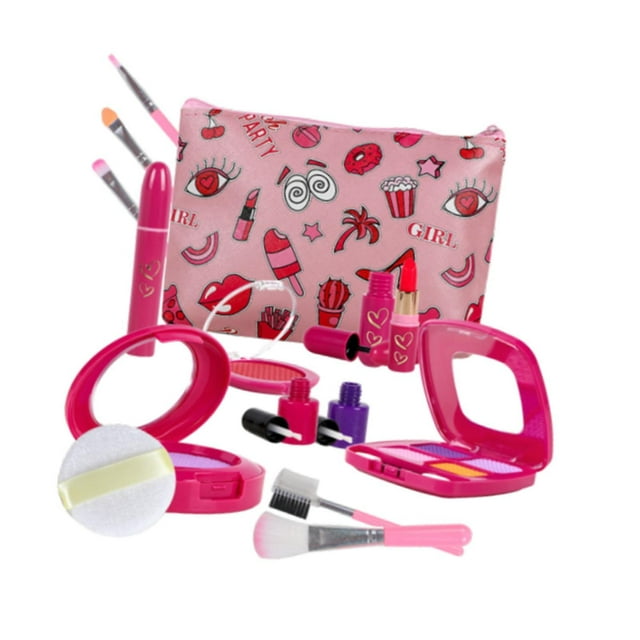 Kits de maquillaje de simulación Baoblaze para niñas 15 piezas juego de rol
