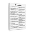 thumbnail image 3 of Scripture Walls Proverbs 7 Chapter White Bible Canvas Christian Wall Art Ready to Hang Unframed, 3 of 13