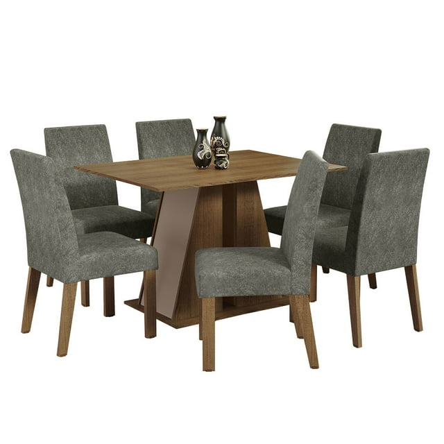 Juego de Comedor Mesa y 6 Sillas Madesa Cheryl MCI