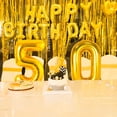 thumbnail image 4 of Globo de número 50 en foil dorado de 42" CZBZYMYYY para fiesta, 4 of 7