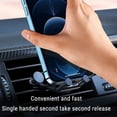thumbnail image 6 of Car Vent Phone Mount with Reinforced Clip and Dual Support Arm, Universal Smartphone Holder for Air Vent, 360掳 Adjustable Viewing Angle for iPhone Android Safe Driving, 6 of 9