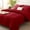 H-Dark Red, variant on Queen Size 7 Piece Bed in a Bag Beige Comforter Set，Luxury All Seasons Soft Bedding，with Down Alternative Sheets Pillowcases Shams