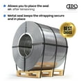thumbnail image 5 of IDL Packaging Closed (Push Type) Seals for 1/2" Strap Width Steel Strapping (Pack of 1000) - Superior Holding Power, 5 of 7