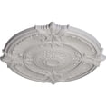 thumbnail image 3 of 53 1/2"OD x 3 1/2"P Attica Acanthus Leaf Ceiling Medallion (Fits Canopies up to 4 5/8"), Hand-Painted Ultra Pure White, 3 of 5