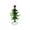 B, variant on Hand Blown Glass Christmas Tree Figurine, Mini Crystal Tabletop Christmas Tree Decor for Shelf, Mantel and Holiday Centerpiece