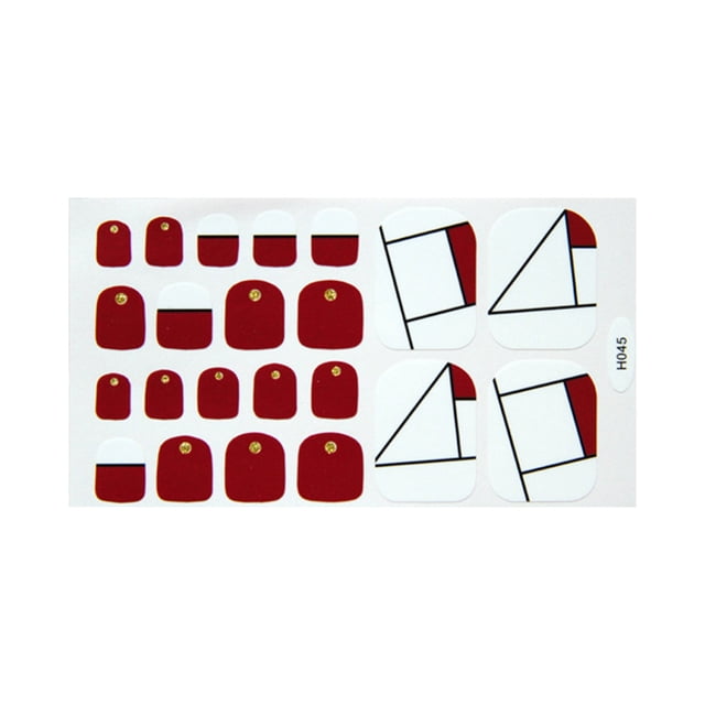 RYRDWP Foot Stickers Stickers Waterproof Foot Nail For Female DIY Nail Decoration