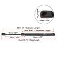 thumbnail image 2 of Resorte de Gas Amortiguador Puerta Cocina 2uds 15pulgadas 24 Lb/107N Negro Universal Gas Resorte para RV Coche Barco, 2 of 7