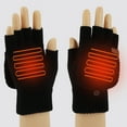 thumbnail image 6 of Heated Gloves, Winter Gloves Winter Gloves Men Fingerless Gloves Fingerless Gloves for Women with Washable Design, 6 of 7