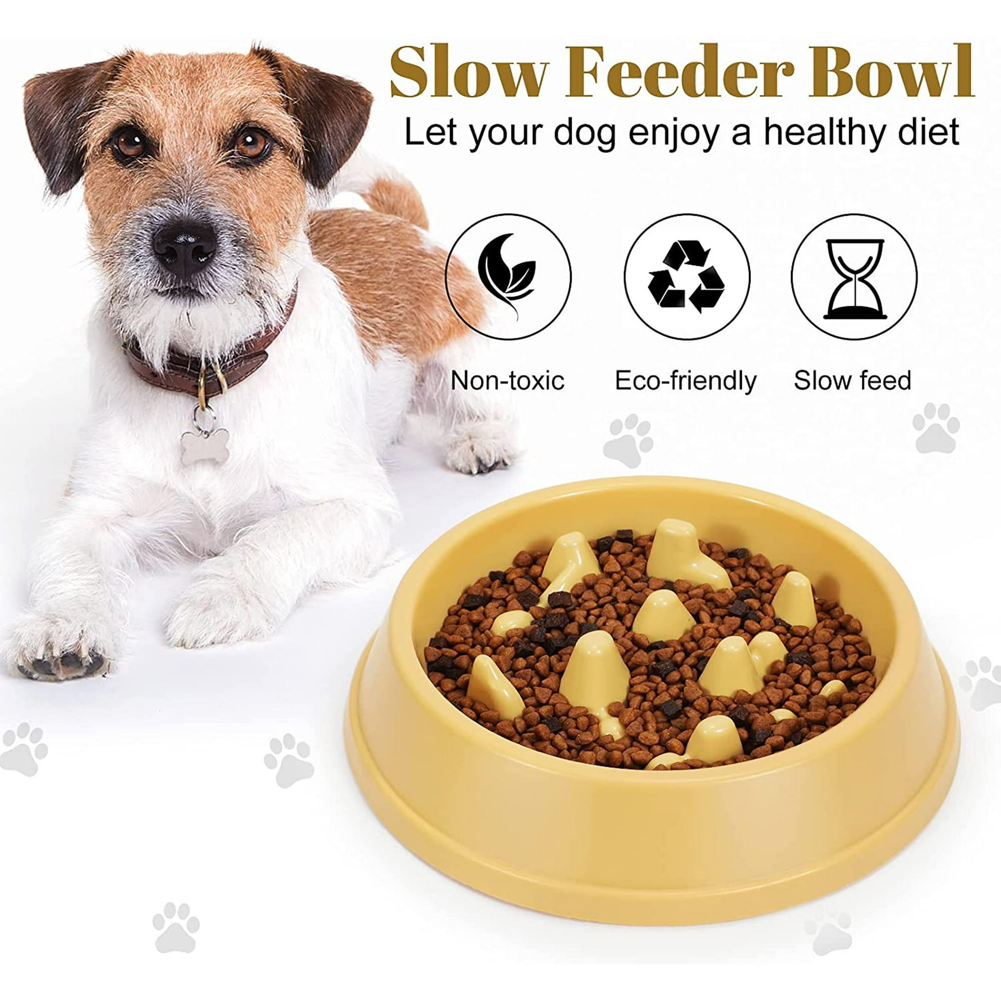 Slow Feeding Dog Plate Suitable for Small and Medium-sized Dogs