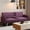 Purple, variant on BSHTI 74.4” Futon Sleeper Sofa Bed Features a Drop-Down Middle Backrest, Twin-Sized Futon Bed, Polyester Fabric, 3 Adjustable Backrest, Plum Purple