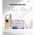 thumbnail image 3 of MelodySusie SC300E Clip-on Rechargeable Nail Drill, 30000RPM Cordless E-File with LED Display & Accessories for Nail Care, Creamy Yellow, 3 of 8