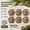 9.5'' Hexagon, variant on Natural River Rock Stepping Stones for Garden Walkway - Round Pebble Paver Mats with Mesh Backing - Outdoor Patio Path Lawn Landscaping Stones (6 Pack, 9 Inch)