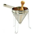 thumbnail image 1 of Norpro Stainless Steel Chinois Fine Mesh Strainer with Stand and Pestle, Silver, 1 of 3