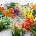 thumbnail image 5 of Goowood Artificial Flower Cemetery Bouquet - Weather-Resistant Plastic Memorial Flowers - Elegant Floral Arrangement for Grave Decoration, 5 of 9