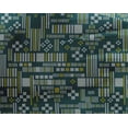 thumbnail image 4 of oneOone Georgette Viscose Fabric Stripe & Square Geometric Â Printed Craft Fabric BTY 42 Inch Wide, 4 of 4
