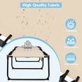 thumbnail image 5 of Topbuy Oversize Folding Chaise Lounge Portable Patio Sun Lounger with Adjustable Backrest Detachable Pillow & Pocket Beige, 5 of 9