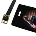 thumbnail image 2 of Electric Guitars American USA Flag Rock and Roll Red White Blue Luggage ID Tags Suitcase Carry-On Cards - Set of 2, 2 of 6