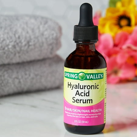 Spring Valley Hyaluronic Acid Serum, 2 Oz (Best Collagen Boosting Serum)