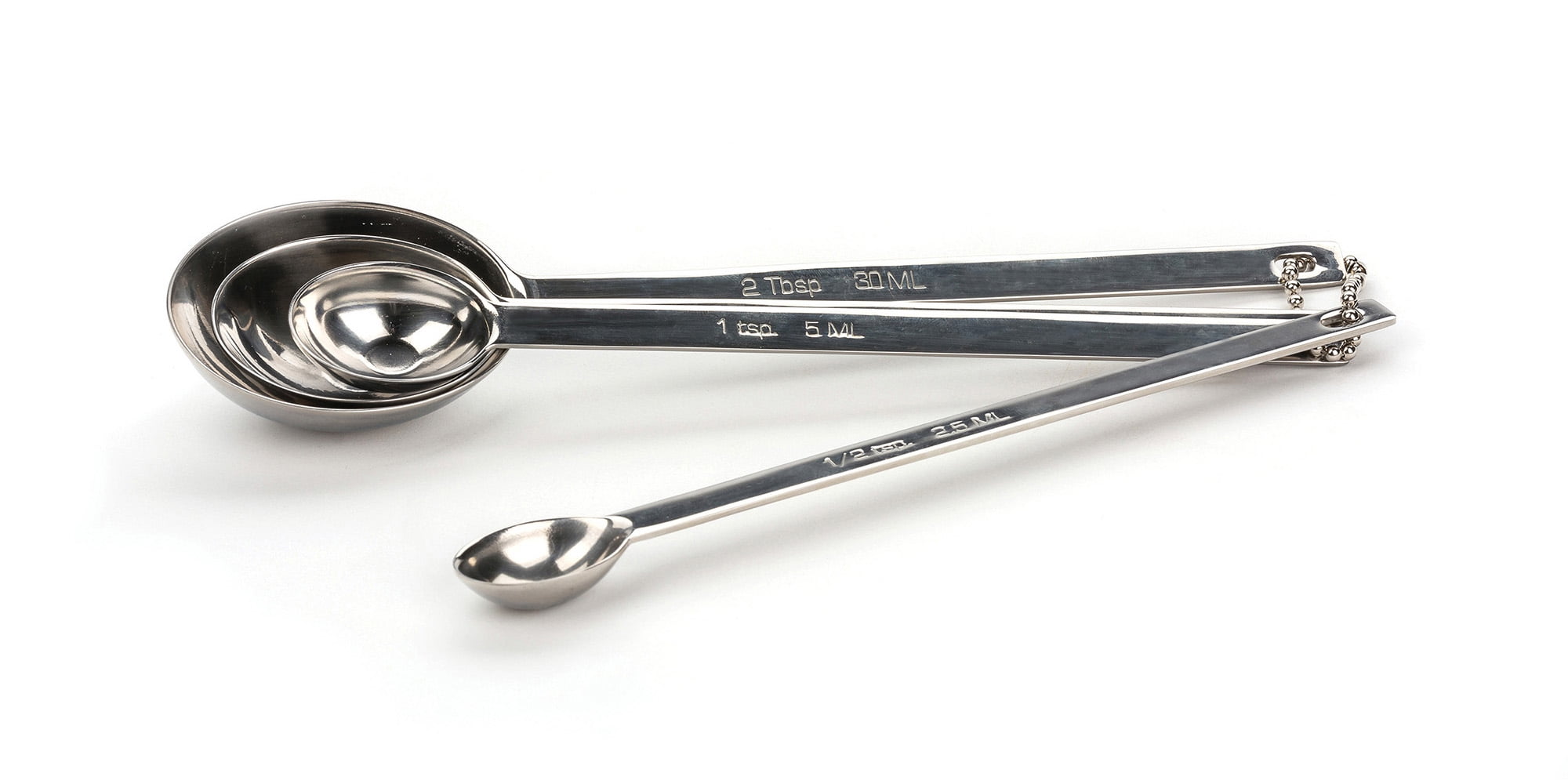 Long Handle Measuring Spoon: .25-1 Tbsp. & 1.25-15 Ml Capacity